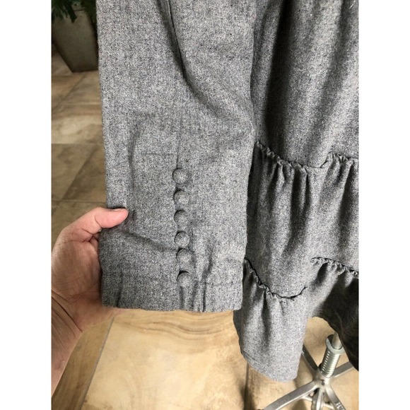 SOLD hazel hazel hazel Ruffled Button Front Jacket L - Picture 7 of 11